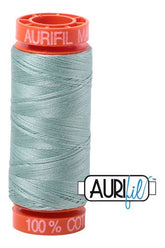 Aurifil Mako 50wt Cotton 200 m 220 yd. spool - 2845 Light Juniper